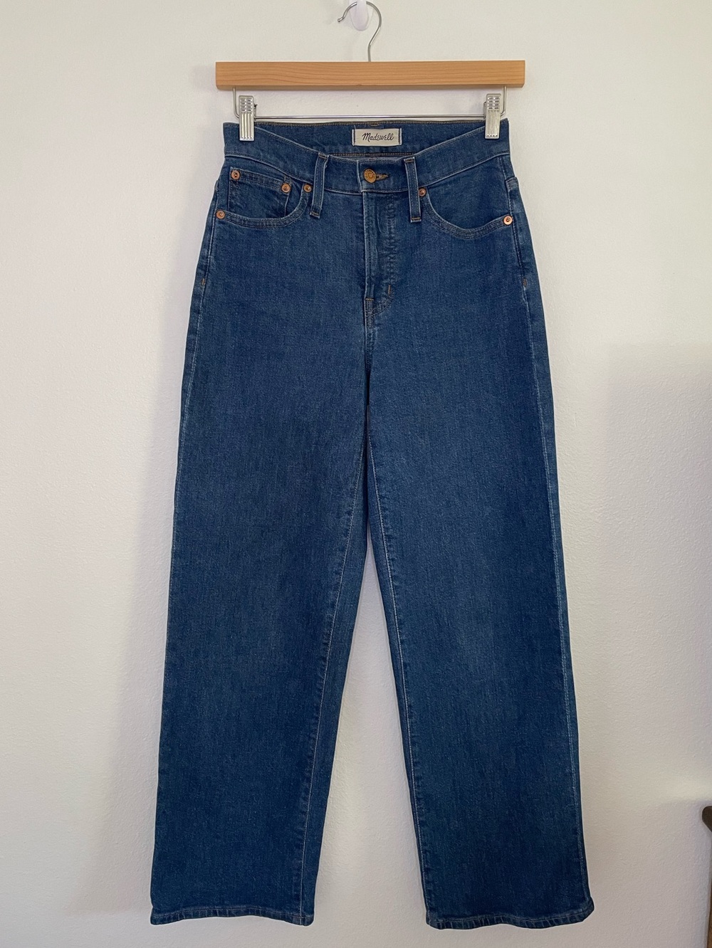 Madewell Petite Perfect Vintage Wide Leg Jean High Waist Fairdale Wash 24P - Picture 6 of 15